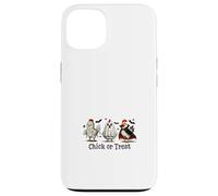 Chick Or Treat Costume d'halloween Poulet Fantôme Sorcière Horreur Coque pour iPhone 13