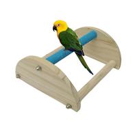 Chick Perch for Brooder, Wooden Roosting Bar Stand, Triangle Ladder Chicken Toy, Safe Training Accessory for Parrots, Large Birds, and Poultry Coop Entertainment