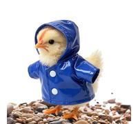 Chick Raincoat Outfit - Waterproof Scratch Free Comfortable Fabric | Mini Doll Style Protective Clothing For Small Chicks | Lightweight Decorative Pet Apparel For Summer Indoor Backyard Porch Patio Ya