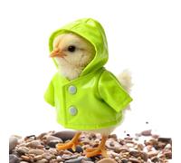 Chick Raincoat Outfit - Waterproof Scratch Free Comfortable Fabric | Mini Doll Style Protective Clothing For Small Chicks | Lightweight Decorative Pet Apparel For Summer Indoor Backyard Porch Patio Ya
