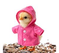 Chick Raincoat Outfit - Waterproof Scratch Free Comfortable Fabric | Mini Doll Style Protective Clothing For Small Chicks | Lightweight Decorative Pet Apparel For Summer Indoor Backyard Porch Patio Ya
