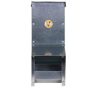 CHICK'A Mangeoire à trémie en Acier galvanisé 18 L pour 13 Poules