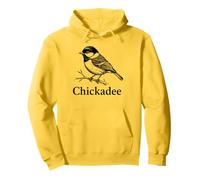 Chickadee Vintage Bird Beautiful Ornithology Nature Portray Sweat à Capuche