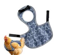 Chicken Aprons for Hens, Back Protector, 12.6x8.66 inches Adjustable Strap Vest, Poultry Gear, Farm Accessories, Best Usage Accessory for Broody Molting Livestock Turkey Pet Outdoor Indoor Daily Care