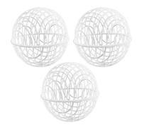 Chicken Ball Cage, 3 Pieces Movable Chicken Globe, Poultry Habitat Supplies for Vegetable Protection, Pasture Roaming, Yard Grazing, Farm Range Use