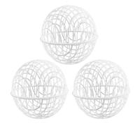 Chicken Ball Cage, Movable 3 Pieces Chicken Globe, Poultry Habitat Supplies 7.87x7.87x7.87 inches, Vegetable Protection, Housing for Pasture Roaming, Yard Grazing, Farm Range