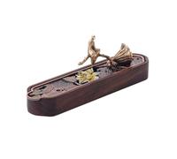 CHICKEN Cascade D'encens Boîte À Encens en Bois De Bodhi Créative, Diffuseur D'arômes D'intérieur Compact Et Portable Brûleur D'encens À Reflux