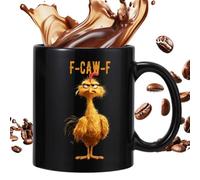 Chicken Ceramic Cup - Funny 11 Oz Coffee Tea Milk Hot Cocoa Beverage Mug | Novelty Hot Drinks Cup 11 Oz Ceramic Chicken Coffee Milk Hot Cocoa Beverage Coffee Milk Hot Cocoa Beverage Women Men
