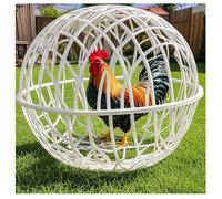 Chicken Coop Cage circulaire en PVC pour poulets, canards, oies, lapins Taille M