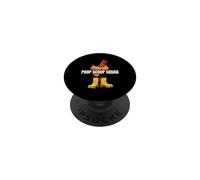 Chicken Coop Poop Scoop Squad Funny Poultry Farmer PopSockets PopGrip Adhésif