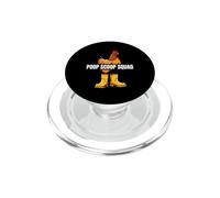 Chicken Coop Poop Scoop Squad Funny Poultry Farmer PopSockets PopGrip pour MagSafe