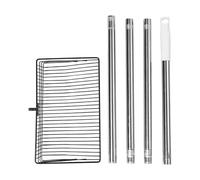 Chicken Coop Scooper Pelle à jus lourde avec longueur réglable | Outil pour le nettoyage et l'entretien des coops, propriétaires d'animaux domestiques, chiens et chats