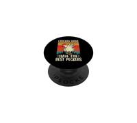 Chicken Dadas Have The Best Peckers Funny Farmer Farm Chick PopSockets PopGrip Adhésif