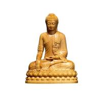 CHICKEN Décor De Statue Bouddha Brocart Cadeaux Figure en Bois Statue de Bouddha décoration de la Maison Collection Ornement de Table Sculpture Statue De Bouddha