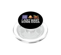 Chicken Farmer I Just Want Some Eggs PopSockets PopGrip pour MagSafe