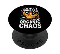 Chicken Farmer Locally Sourced Organic Chaos Hen PopSockets PopGrip Adhésif