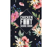 Chicken Foot Score Book for 2-8 Players: Score Pad for Chickenfoot, Mexican Train, and Other Domino Games - 6x9 Inch - 100+ Sheets