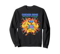 Chicken Game Don't Look at The Chicken Funny Gamer Joke Sweatshirt