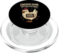 Chicken Game Don't Look At The Chicken Funny Gamer Pixel Art PopSockets PopGrip pour MagSafe