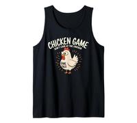Chicken Game Don't Look At The Chicken Humor Débardeur