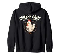 Chicken Game Don't Look At The Chicken Humor Sweat à Capuche