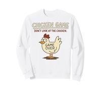 Chicken Game Don't Look at The Chicken Meme Kids Christmas Sweatshirt