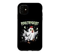 Chicken Ghost Poultrygeist Halloween Costume Farmer Coque pour iPhone 11