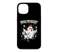 Chicken Ghost Poultrygeist Halloween Costume Farmer Coque pour iPhone 13