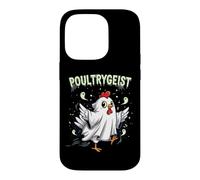 Chicken Ghost Poultrygeist Halloween Costume Farmer Coque pour iPhone 14 Pro