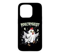 Chicken Ghost Poultrygeist Halloween Costume Farmer Coque pour iPhone 15 Pro