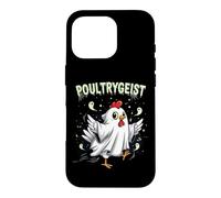 Chicken Ghost Poultrygeist Halloween Costume Farmer Coque pour iPhone 16 Pro