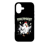 Chicken Ghost Poultrygeist Halloween Costume Farmer Coque pour iPhone 17