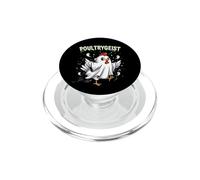 Chicken Ghost Poultrygeist Halloween Costume Farmer PopSockets PopGrip pour MagSafe