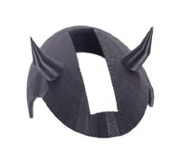 Chicken Hat, Black Horned Hen Hats, Pet Supplies, Small Animal Headwear, Safety Headgear, Pet Bird Costumes for Chickens, Hens, Birds and Parrots, 1,97 x 3,19 x 1,77 pouces