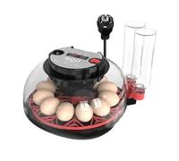 Chicken Incubators for Hatching Eggs, 12 Egg Incubator with Automatic Egg Turning and Humidity Control, 360° View Incubator for Chicken Eggs - for Farm, Lab, Home