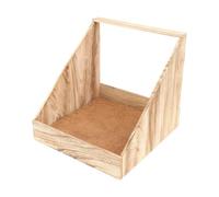 Chicken Laying Boxes - Nest en bois avec perche, boîte de rangement en bois avec coussinets et perche | Facile à assemble Nesting Crate for Hens, Ducks, Poultry | Idéal pour coops, fermes, hiver