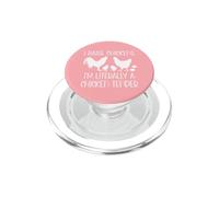 Chicken Mom I Raise Chickens I'm Litterally a Chicken Tender PopSockets PopGrip pour MagSafe