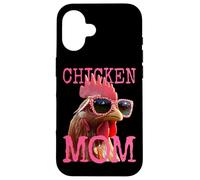 Chicken Mom Poules Maman Fermière Éleveur de Volailles Coque pour iPhone 16