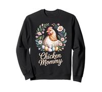 Chicken Mommy Poules Maman Fermière Éleveur de Volailles Sweatshirt