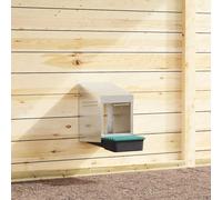 vidaXL Nichoir à poules 1 compartiment – fixation murale, acier galvanisé
