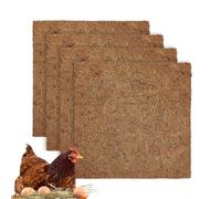 Chicken Nesting Pads - Fiber | Reusable Hen Nest Mat for Laying Eggs | Chicken Coop Pet Garden Lawn Indoor Outdoor Bedding Pad for Nesting Box Comfort
