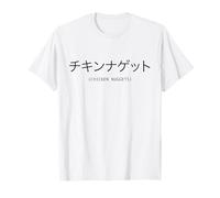 Chicken Nuggets Japanese Text Vaporwave Aesthetic Anime T-Shirt