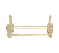 Chicken Perch, Wooden Roosting Ladder, Multifunctional Bird Stand, Pet Resting, Natural Cage Accessory for Sparrow Cockatiels Macaws Budgies Aviary, 12.6x5.71x6.69 inches
