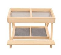 Chicken Picnic Table | Handmade Wooden Double Layer Rooster Feeding Table