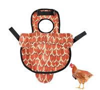 Chicken Saddle Gear, Poultry Protector, 13.78x10.63in Reusable Comfort Clothes, Soft Authentic Fabric, Easy Fit Design for Hens, Roosters, and Outdoor Coop Use