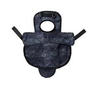 Chicken Saddle, Poultry Feathers Protector, 13.78x10.63 inches, Reusable Comfortable Saddle Clothes with Secure Fit, Ideal for Coop and Outdoor Use for Hens, Roosters, Orange/Black