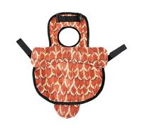 Chicken Saddle Poultry Protector, Rooster Protections Apron, 13.78x10.63 inches Adorable Reusable Protection Apron for Hens Roosters Chickens in Coop Yard Outdoor