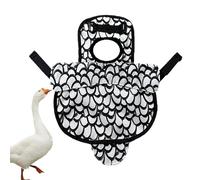 Chicken Saddles, Poultry Protector, 13.78x10.63 inches Adjustable Waterproof Oxford Cloth, Chicken Saddle Clothing for Farm Outdoor Use, Black White Orange Color