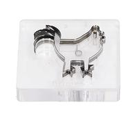 Chicken Shape Leather Cutting Die, Precision Alloy Steel Punching Mold for DIY Craft, Sharp Cutting Tool with Vivid Design for Leather Cardboard Plastic Wood, 67x61mm