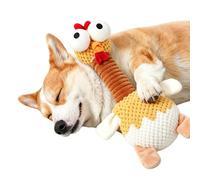 Chicken Shape Puppy - Teeth Cleaning Latex, Durable Squeaking Poult | Dog Toys with Sound Pet Parents Animal Lovers Trainers Dog Squeak Toys Chicken Home Office Living Room Bedroom Study Shelters
